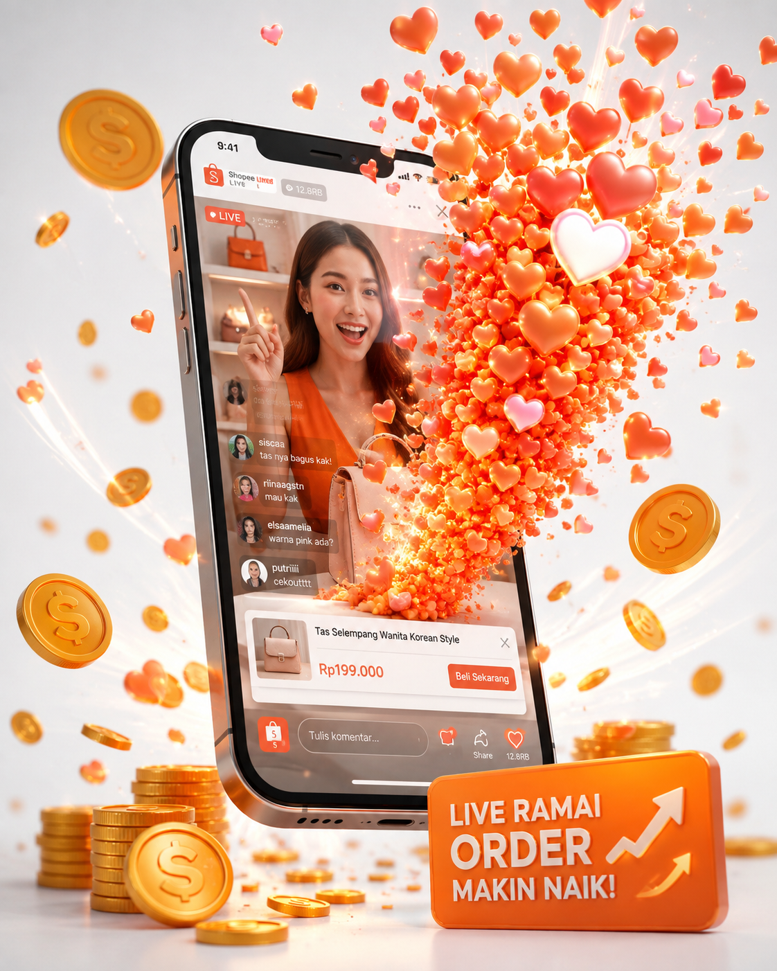Jasa Auto Like Live Shopee dan Bot Tap Tap Layar Aman