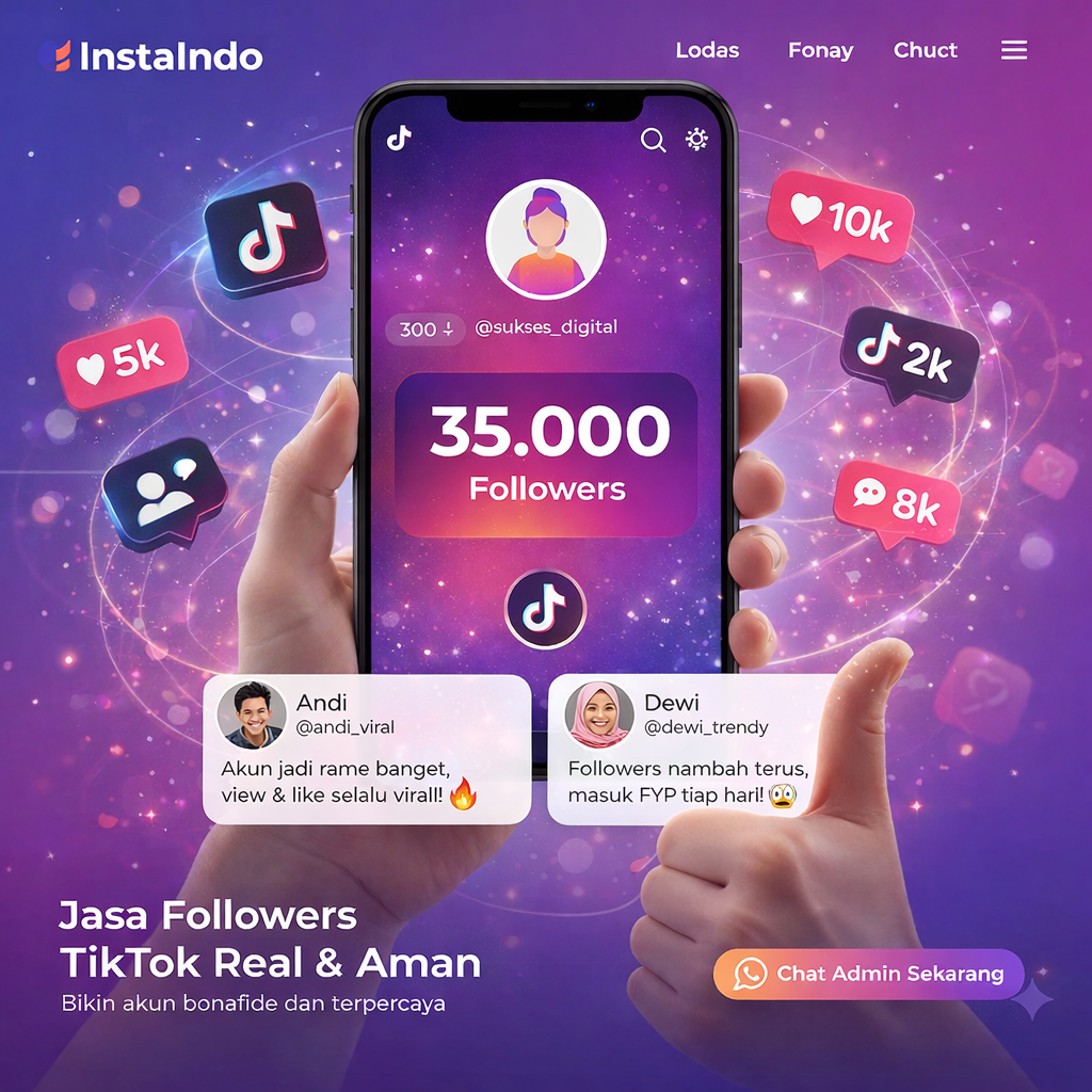Jasa Followers TikTok Terpercaya, Aman, dan Bergaransi Refill