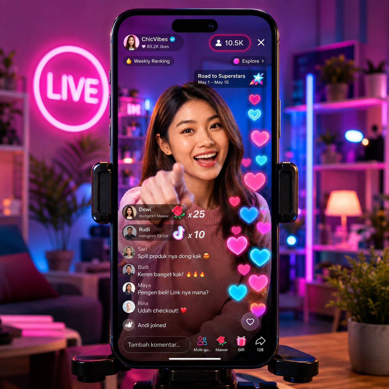 Jasa Viewer Live TikTok, Beli Penonton dan Suntik View